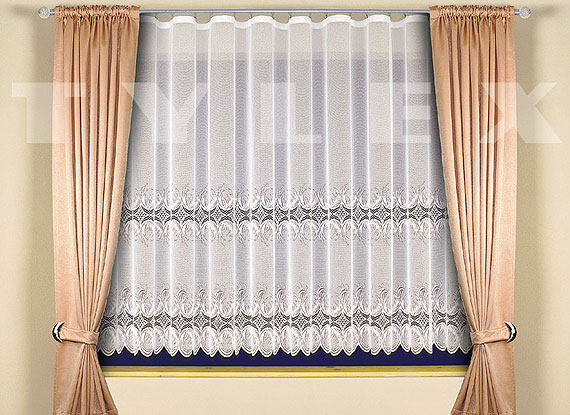 Záclona A 3730 Záclona plet.C bordura PESh TYLEX CLASSI A373001_1500_0000_1000