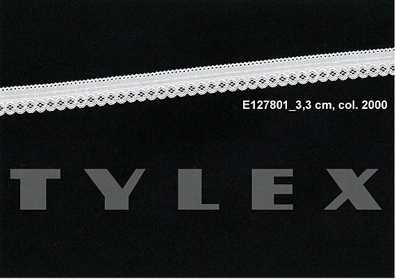 Krajka Tylex E 1278 Krajka plet. el.SP  PAD E127801_0000_0015_2781