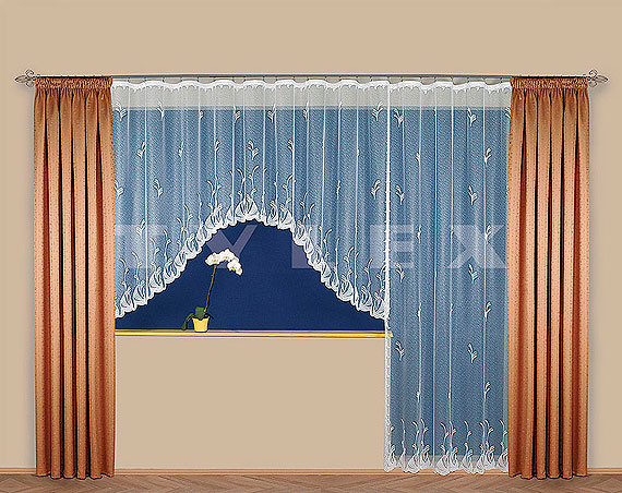 Záclona Tylex K 7112 Zácl.kus.plet.C panel PESh MARGOT - CLAS K711201_1800_4000_1000