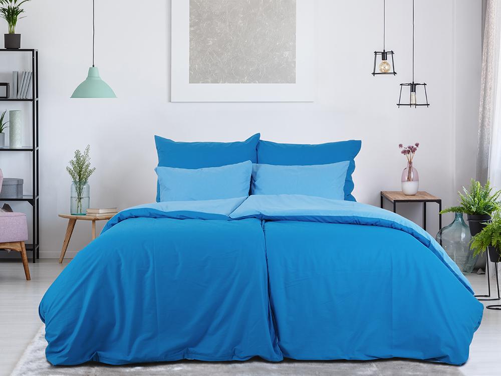 Ložní prádlo Tylex N 0713 Povlečení Double face - Kobalt/Nebeská N071301_2000_1400