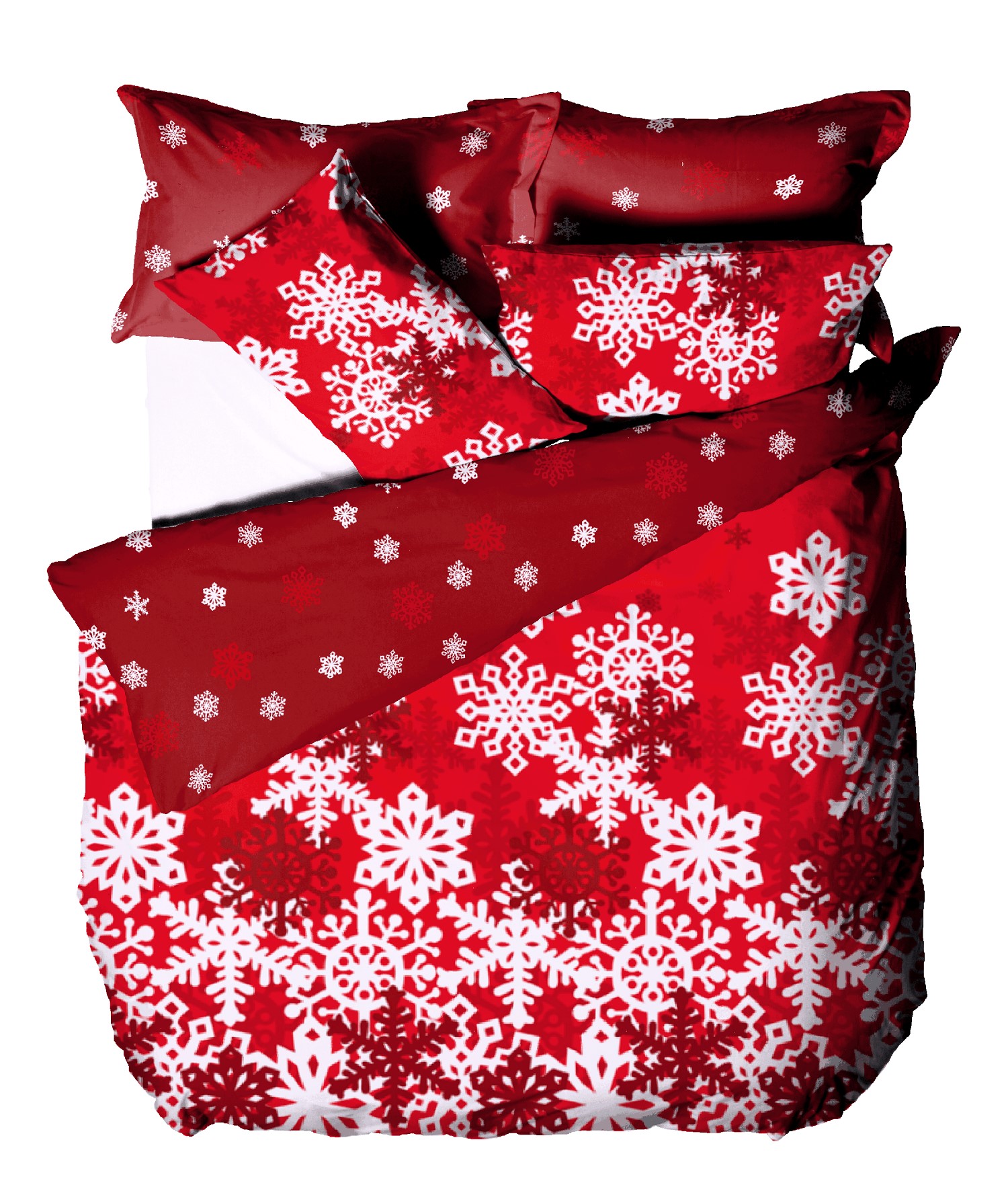 Ložní prádlo - Červená zimní pohádka
